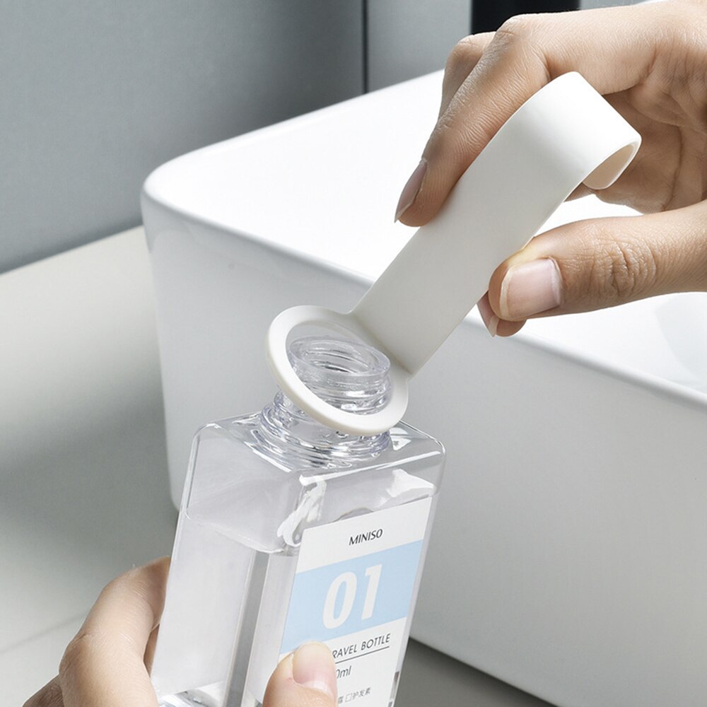 S Hook Rack Wall Mount Soap Shower Gel Dispenser Bottle Holder Hook Hanging Hanger Rack Bathroom Kitchen Organizer No Drill