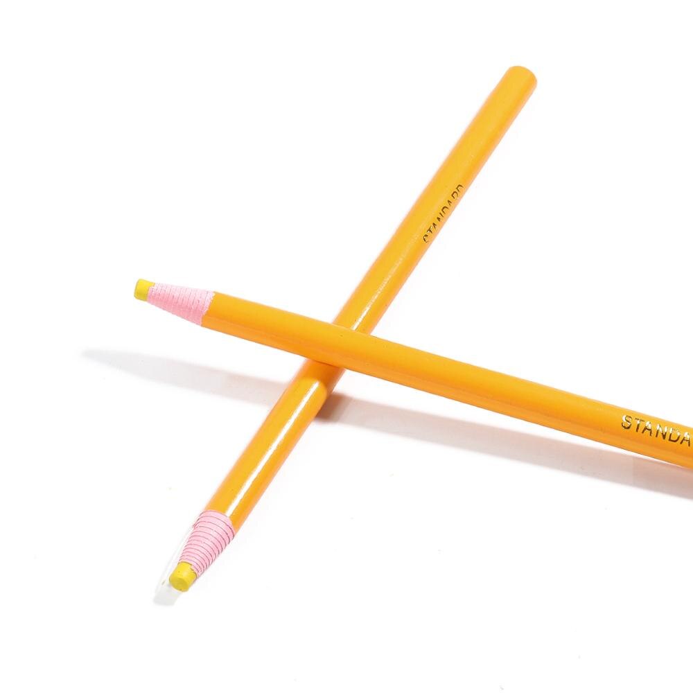 Crayons en craie pour le tissu, 1 pièce/lot, sans couture, crayon marqueur pour couture, accessoires pour outils de bricolage et outils de vêtements: Yellow