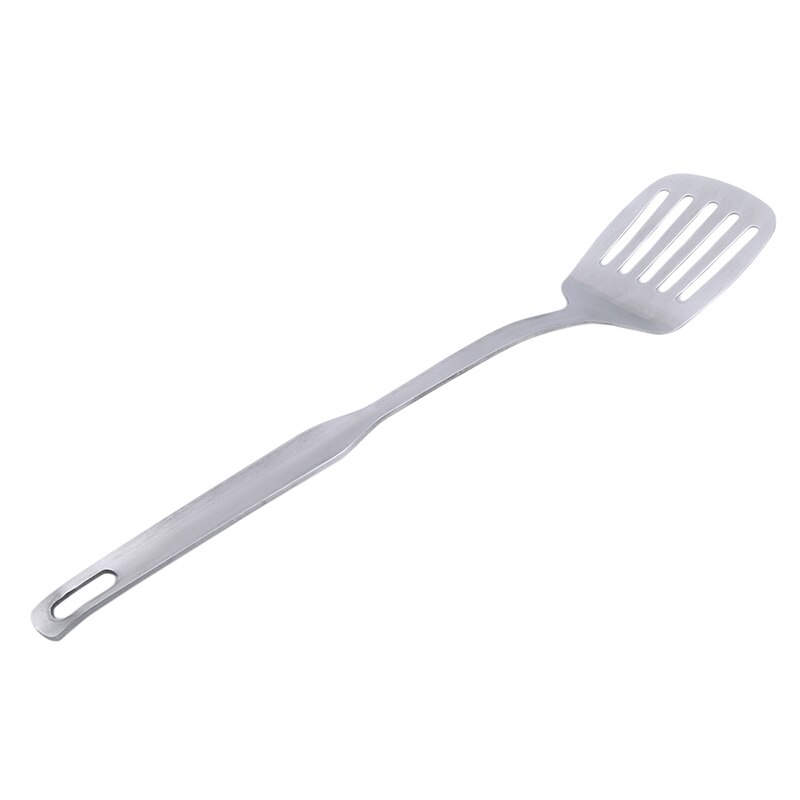 Outils de cuisine en acier inoxydable outil de cuisson à longue poignée Gadget de cuisine louche à soupe/passoire cuillère/pelle/spatule tourneur: Slotted turner