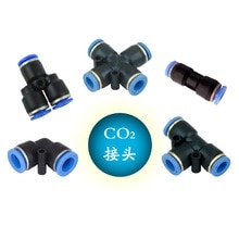 2 stk akvarie 1/2/3/4- vejs  co2 gør-det-selv- system 6mm luftrør rørsamlingssplitter luftrør plastikforbindelse akvarium vand levende plante