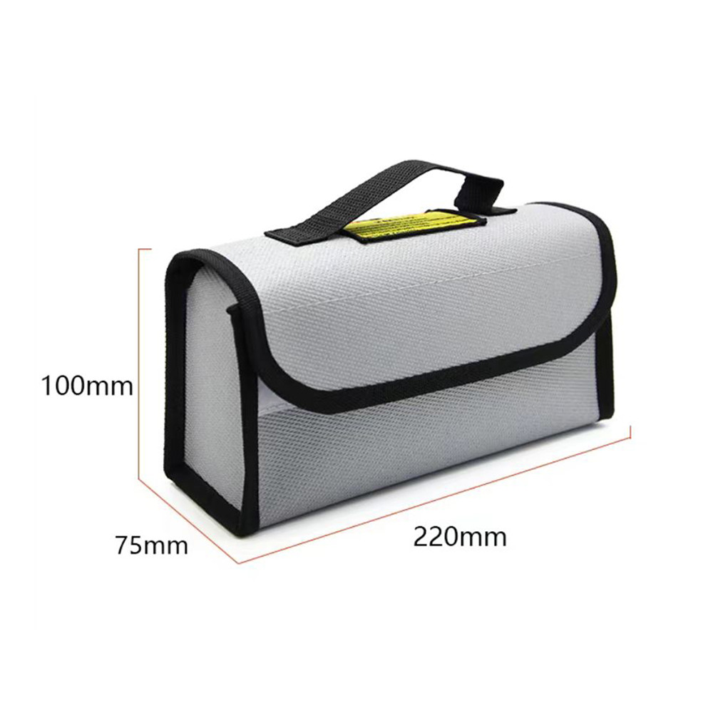 185x75x60mm carré RC LiPo sac de sécurité batterie sécurité ignifuge antidéflagrant garde batterie Protection sac de charge pour jouet RC