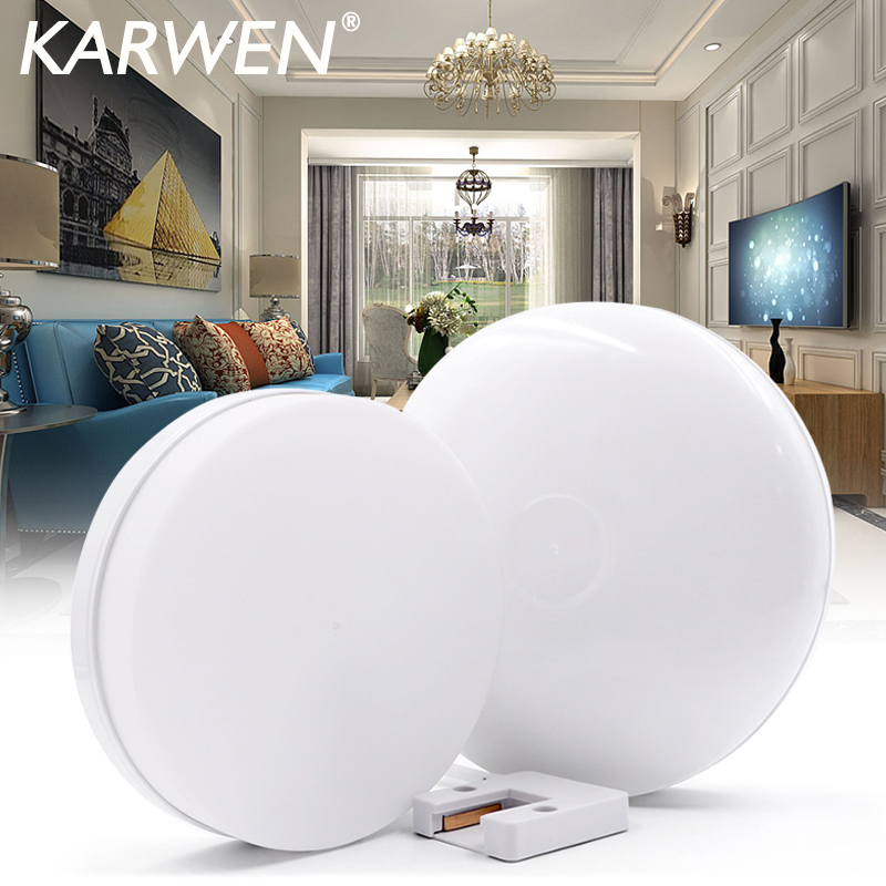 ledet-taklampe 6w 9w 13w 18w 24w 36w 48w utenpåliggende panellampe 85-265v nedlys moderne ufo-lampe til belysning av hjemmet