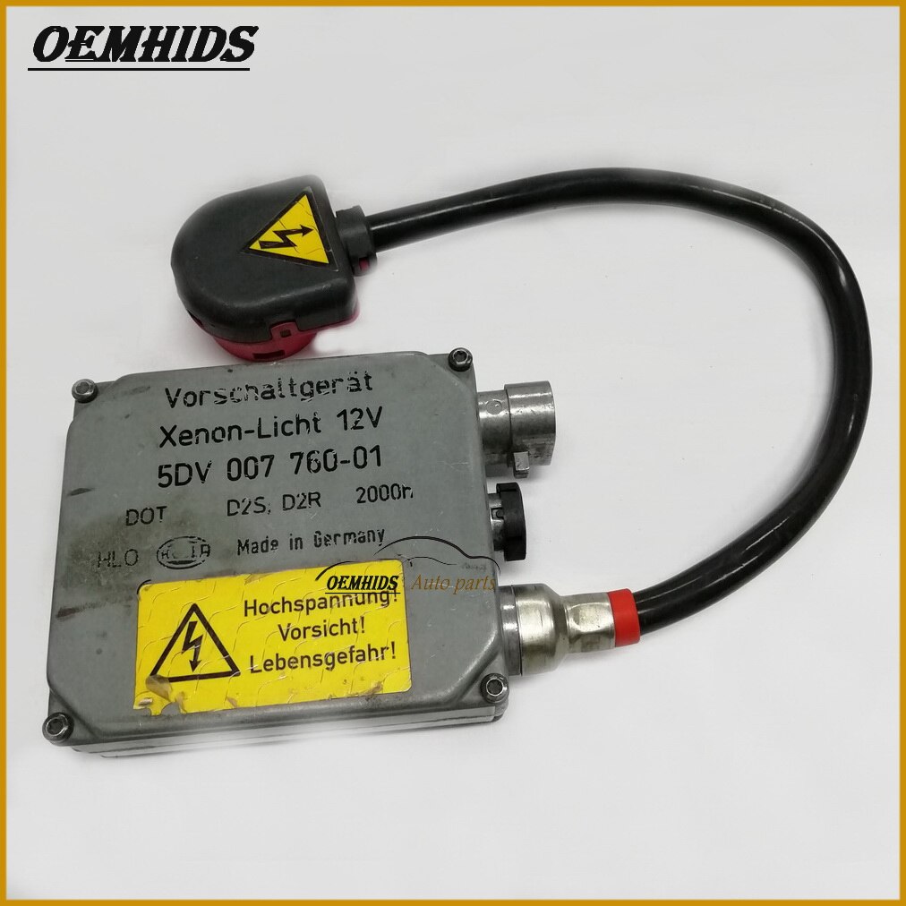 Balastro de xenón Original usado para unidad de Control de faros E39, 5DV00776029, 5DV00776001, OEM, D2S, D2R