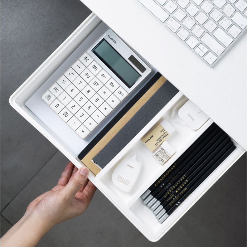 Under the desk Storage drawer box office desk bottom hidden drawer storage box Office storage Home storage organizer