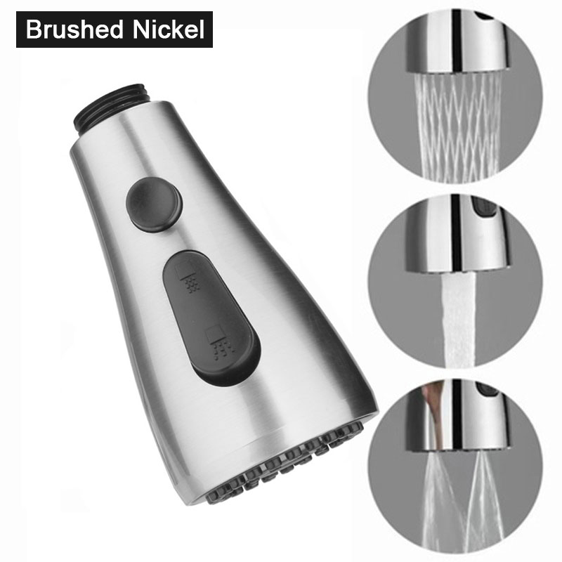 Kitchen Faucet Head Replacement, Angle Simple Kitchen Sink Faucet Parts, Pull Down Faucet Sprayer Head Nozzle,Sink Spray Nozzle: Red