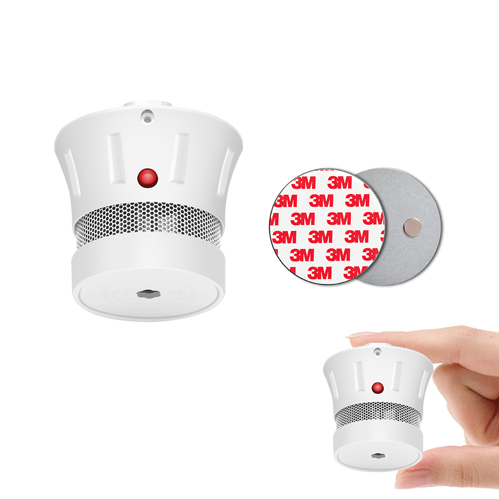 5Pcs Magnet Stickers Smoke Detector Holder Fire Detector Magnet Smoke Detector Sticker Smoke Sensor Magnet without Screws