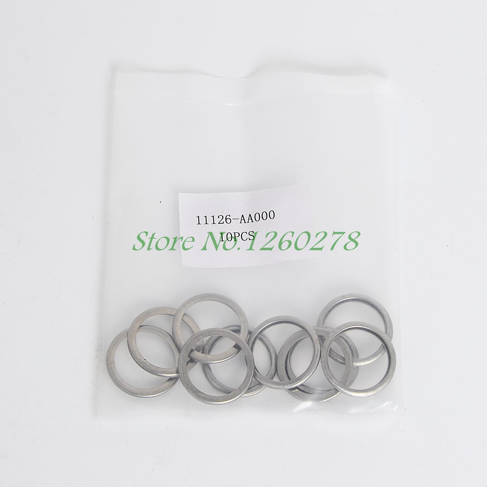 10PC Oil Drain Plug Crush Washer Gaskets 11126-AA000 11126AA000 For Subaru