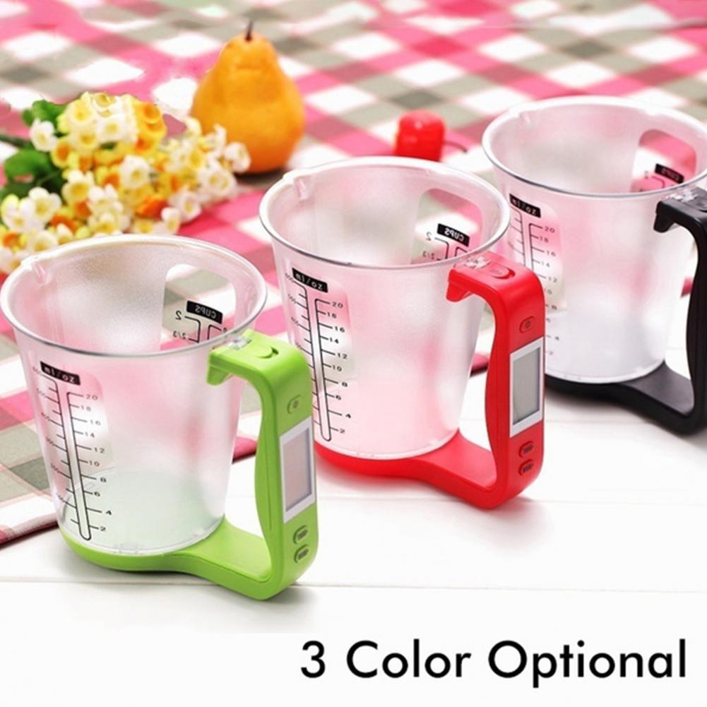 80% 1000g Electronic Digital Kitchen Weight Scale Measurement Cup with LCD Display For Kitchen Measuring Tool