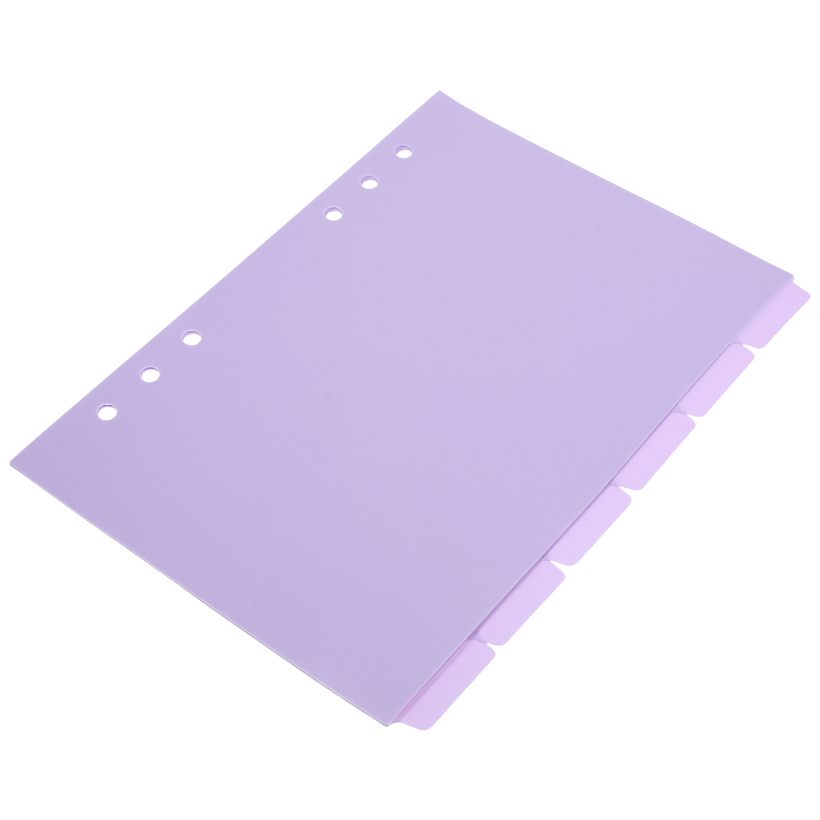6 Stuks Bindmiddel Papier Verdelers Bindmiddel Verdelers Met Tabs 6 Perforator Kantoorbenodigdheden Plastic Verdelers Bindmiddel Sepators Met Tabs