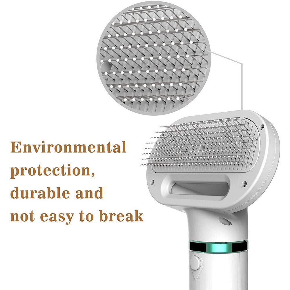 Portable Dog Dryer 2-In-1Hair Dryer for Dogs Adjust Temperature Low Noise Pet Dryer Dog Grooming Comb Fur Blower