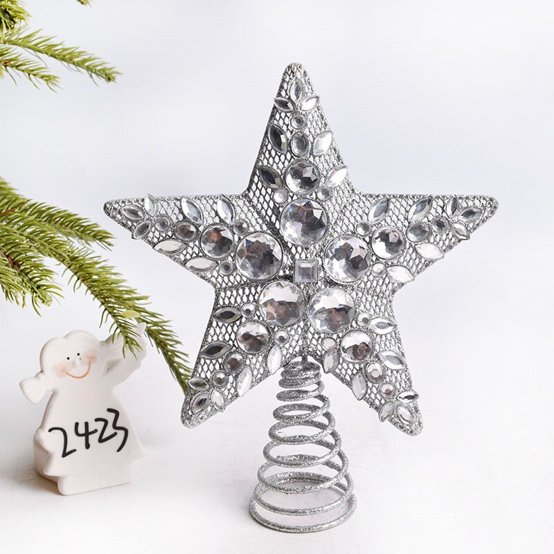 Christmas Decorations Scene Layout Christmas Tree Dress Up Tree Top Star Ornaments Christmas Tree Tree Top Star Ornaments M3353