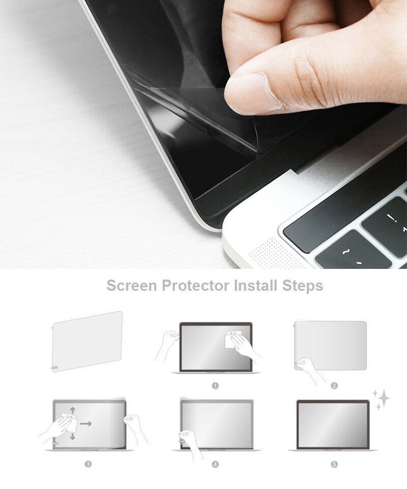 3pcs/lot Anti Glare(Matte) Screen Protector for Mac Book Pro 15 Inch Model A1707 A1990 MacBook Pro 15 Screen Protector