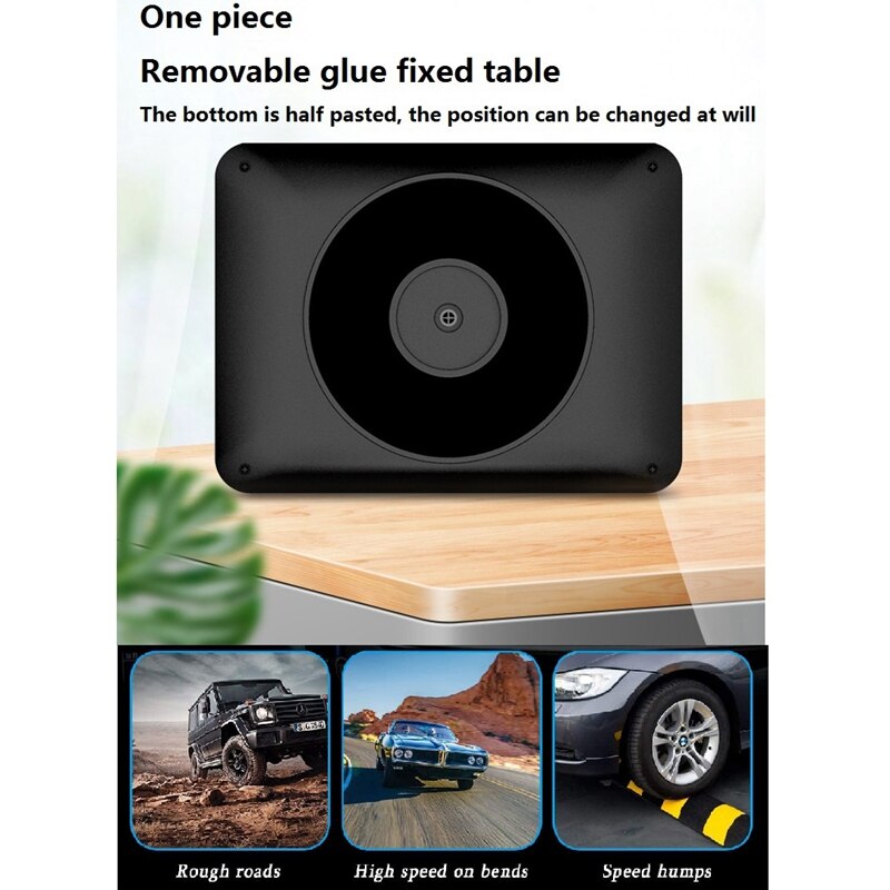 Soporte de teléfono para salpicadero de coche, abrazadera Vertical y Horizontal con GPS HUD, rotación de 360 grados, Base magnética desmontable
