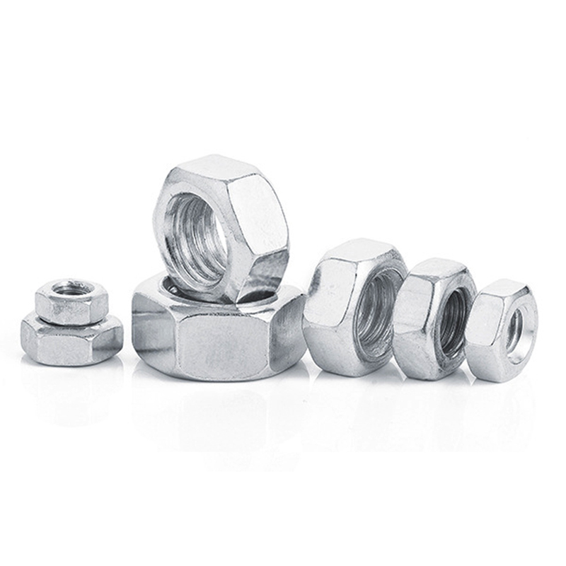 Écrous hexagonaux hexagonaux en acier inoxydable 304, 10 pièces/lot, DIN555 M2 M2.5 M3 M3.5 M4 M5 M6 M8 M10