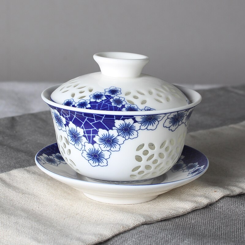 NEWYEARNEW 140ML/160ML Ceramic Tea Tureen Teaware Kung Fu Tea Set Home Decoration Boyfriend Husband Business Love Wedding: E