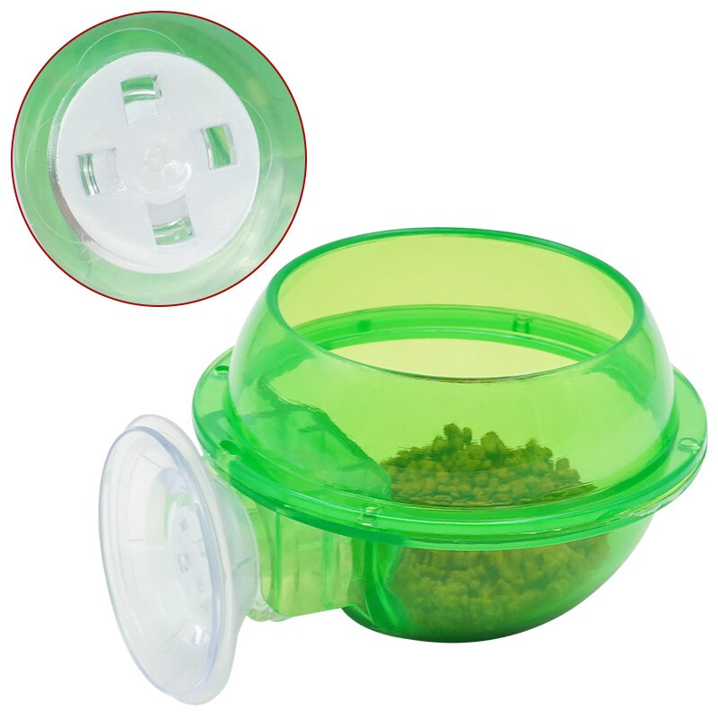 3 pces alimentador para animais de estimação répteis duráveis ventosa alimentador tigela para lagarto camaleão recipiente répteis anfíbios água alimentador de alimentos