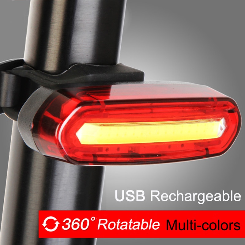 Fiets Achterlicht USB Oplaadbare Rijden Achter Fietslicht Led Mountainbike koplamp Fietsen Licht Staart-lamp luz bicicleta