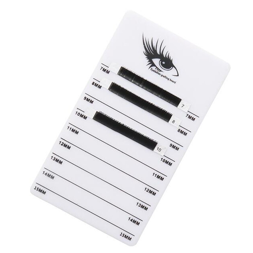 Nueva paleta de acrílico Individual extensión de pestañas pegamento pestañas de herramientas maquillaje Placa de mano acrílico pestañas bandeja soporte para pallet