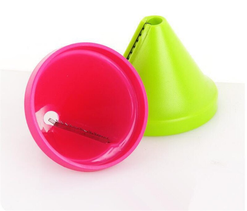 Lejek Model krajalnica spiralna warzyw strzęp marchew rzodkiewka nóż rozdrobnione urządzenie śruba tarka koła ostrzenia części naczynia