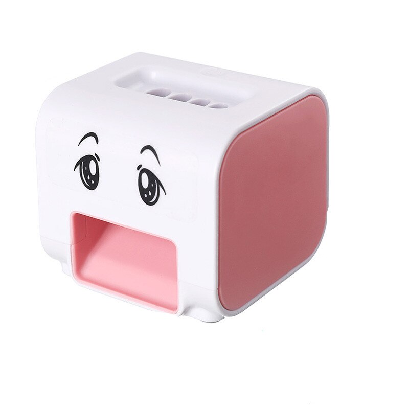 Automatic Sunflower Seed Opener Mini Smart Cracker Peeling Machine Household Electric Peeler Melon Seeds Remover Tool Artifact: white pink no cable