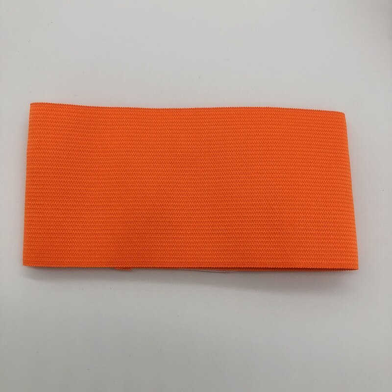 1 Pcs Football Arm Band Group Armband Football Soccer Captain Armband Player Leader Competition Mourning Activity Armband: orange