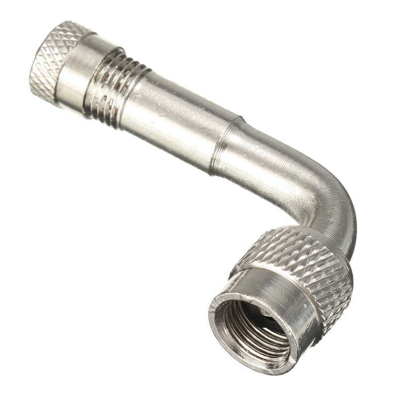 90 Graden Hoek Auto Motorfiets Fiets Ventiel Buis Uitbreiding Adapter