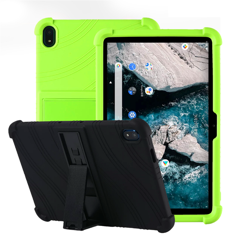 Case For Nokia T20 10.36 Android Nokia t20 TA-1392 Shell Shockproof Kids Safe Silicone Portable Kickstand Tablet Protect Cover