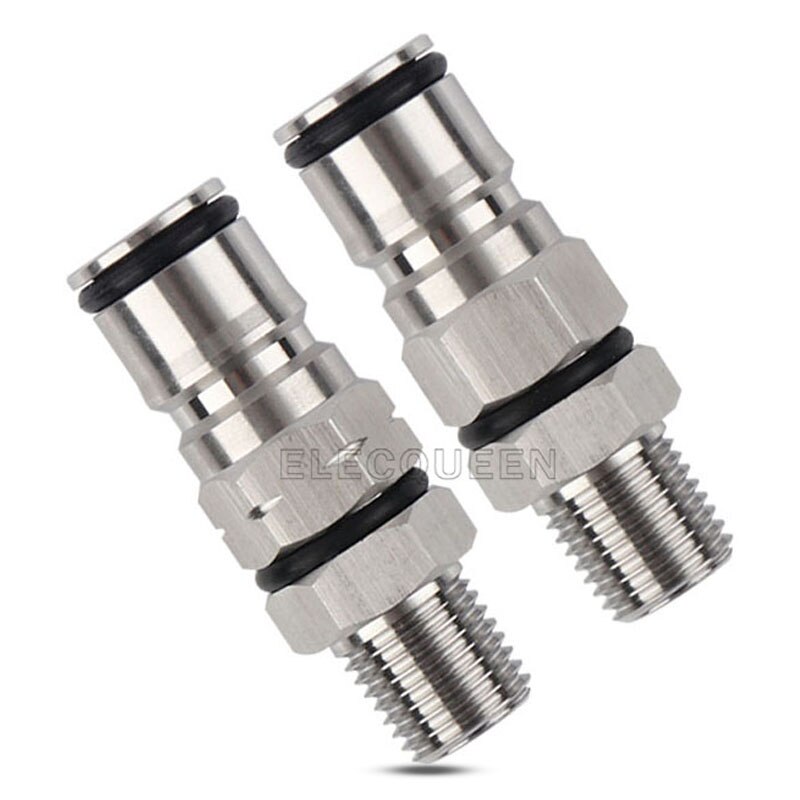 Homebrew 19/32-18 Ball Lock Post with 1/4 Inch NPT Thread Bulkhead Kit Liquid Gas Ball Lock Connector Quick Disconnect