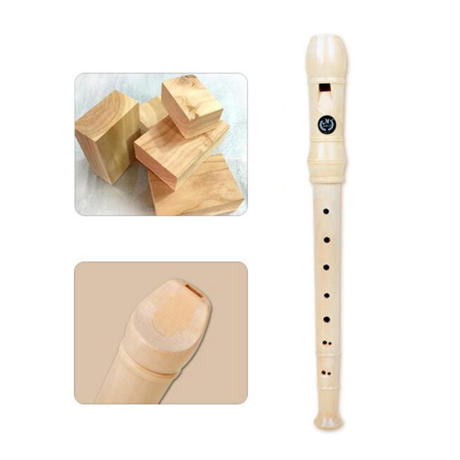 Wooden Soprano Recorder Children Educational Tool Musical for Music Lovers