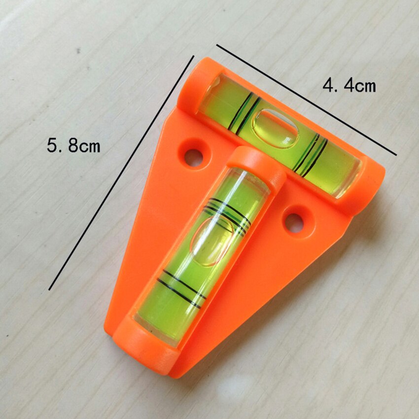 T-type waterpas met voet 2 -weg waterpas multifunctionele waterpas voor kamperen, machines, meubels, bouw