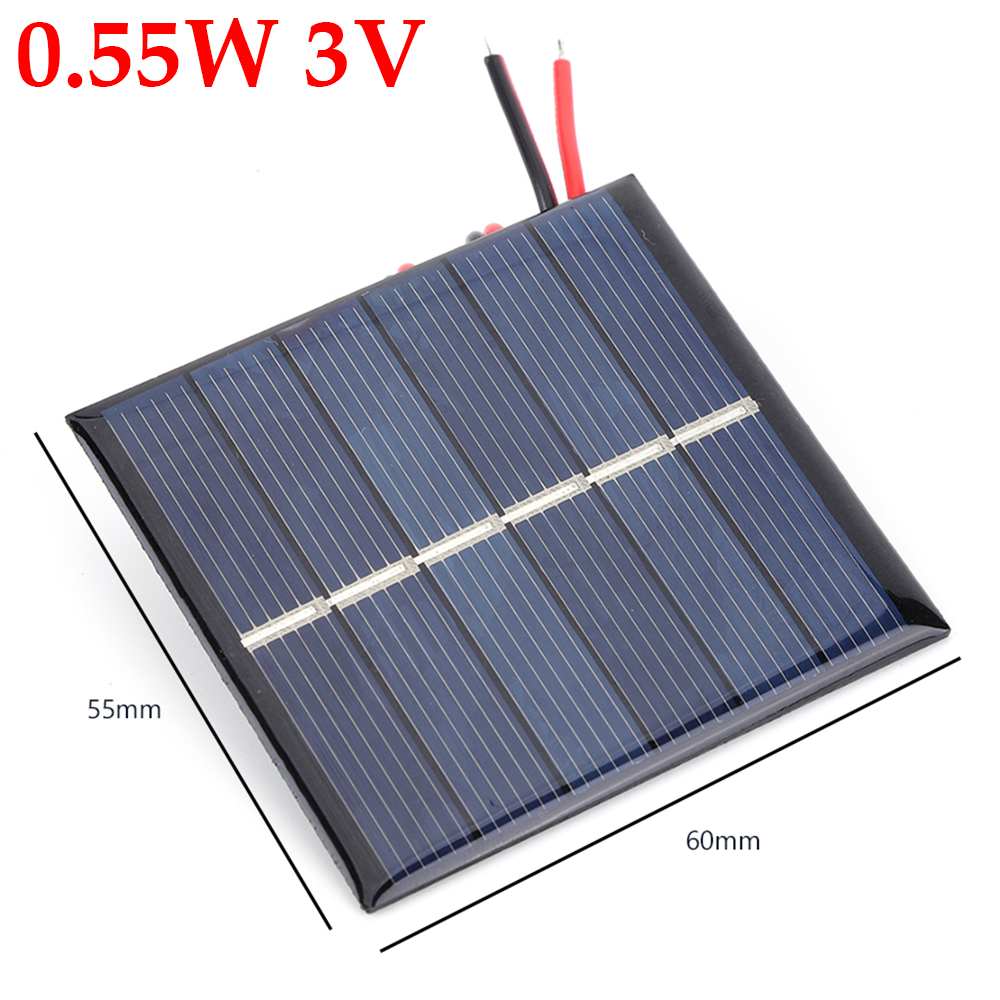 płyta słoneczny 3W 5V mikro płyta solarna przenośna szybka ładowarka polikrzemowy DIY system ogniwa słoneczne mini zewnętrzna ładowarka: Beżowy