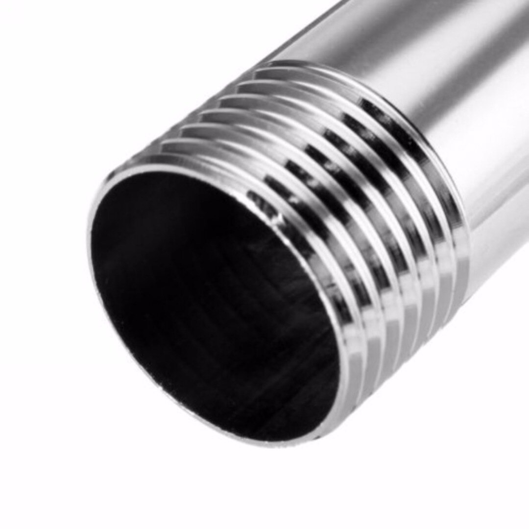 Mayitr G1/2&quot; Bathroom Shower Arm Angled Shower Head Extension Pipe Sprayer Extra Fixed Tube Wall Mounted Bathroom Hardware