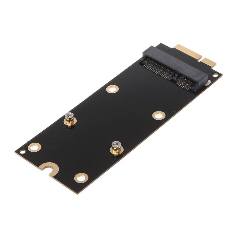 Mini msata 7+17 pin msata ssd til macbook pro retina  mc976 a1425 a1398 a1418 a1419 harddisk adapter kort whosale