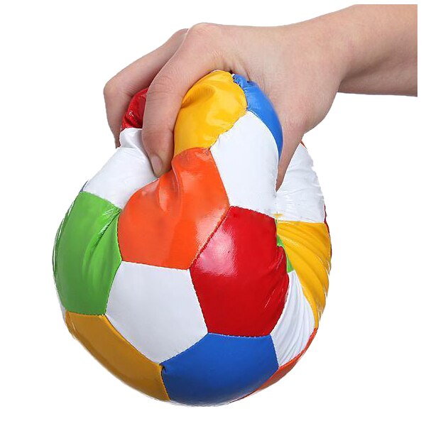 1pc 14.4cm Soft Indoor PVC Surface Football Soccer Play Ball Toy