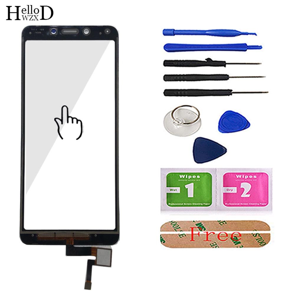Mobile Touch Screen Front Glas Für Xiaomi Redmi 6A Touch Screen 5,45 ''Digitizer Sensor Panel Ersatz Werkzeuge Adhesive