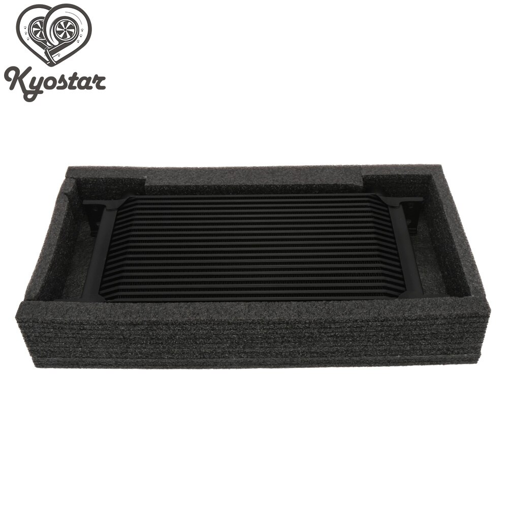 Universal Oil Cooler 19 Row 10AN Black Silver British Type Aluminum Oil Cooler Kit