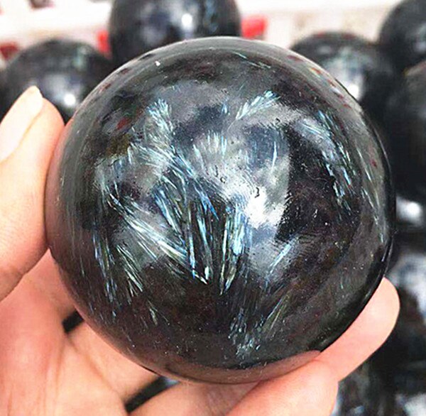 Natuurlijke quartz crystal vuurwerk stenen bal