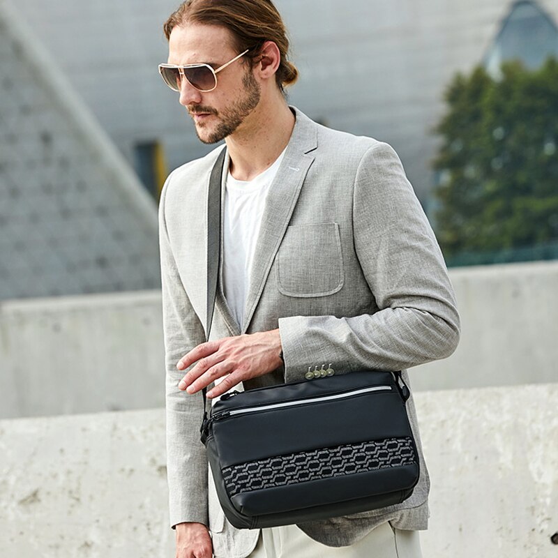 Aankomst Mode Mannen Crossbody Tas voor 9.7 inch Talet Splashproof Nylon Messenger Schouder iPad Hand Tas