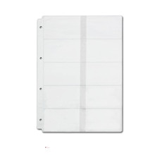 Helder transparant PVC PP inserts zakken 10 vellen voor kaart