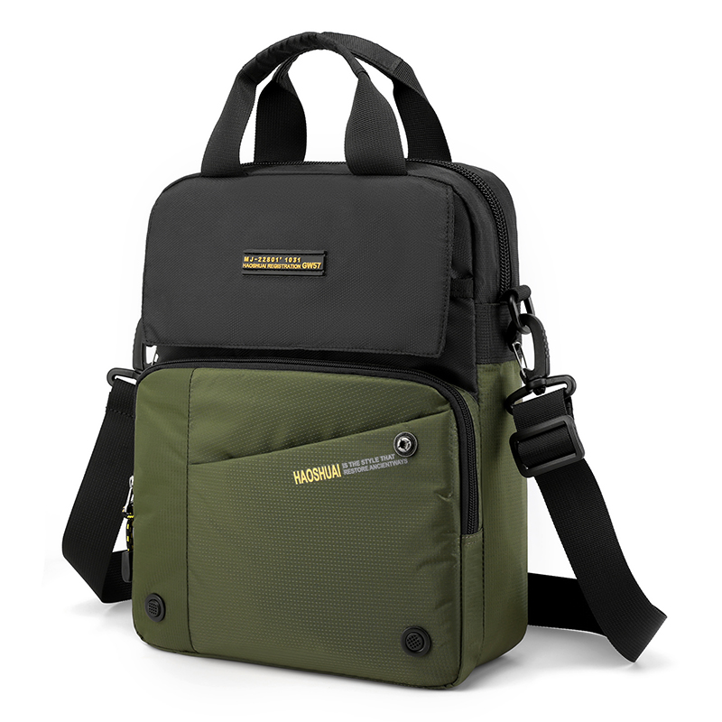 Bolso hombres mannen tas tasche herren schoudertas hombre tas saccoche homme bandouliere bolsos para hombre de bandolera: Verde