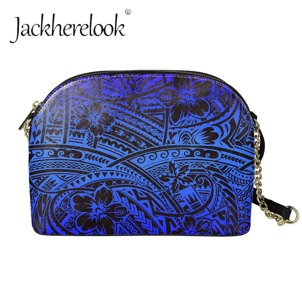 Jackherelook Ladies Hawaiian Hibiscus Flower Pattern Girls Polynesian Style Trendy Party Corssbody Messenger Chain Bolsa: ZBAB089D49