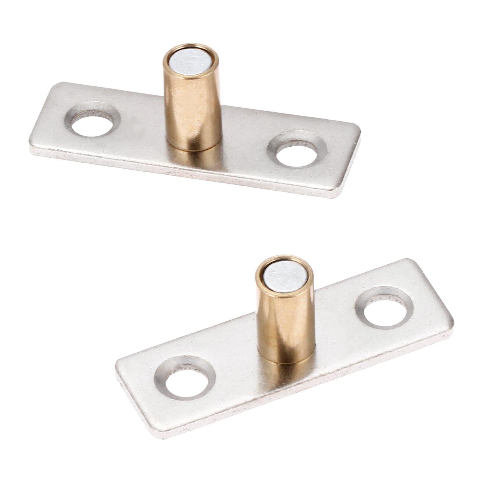 Bouchon de porte en métal et bois, Guide de porte coulissante, localisateur, ton cuivre, diamètre 8mm, 10mm, 12mm, 2 pièces Quincaillerie de porte, tête 49x15mm: 8mm
