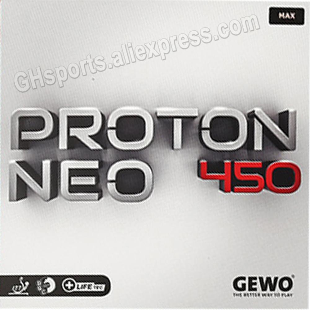 GEWO Proton Neo 450-GOMA para tenis de mesa, accesorio Original para tenis de mesa, fabricado en Alemania, 450