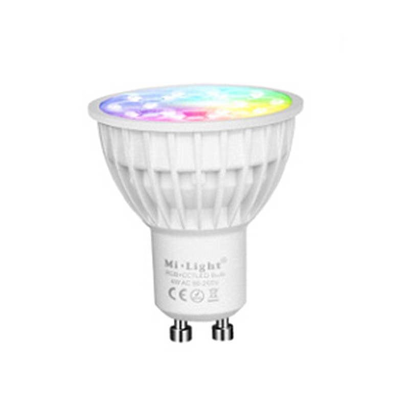 MILIGHT 4W GU10 RGB+CCT LED Spotlight light bulb FUT103
