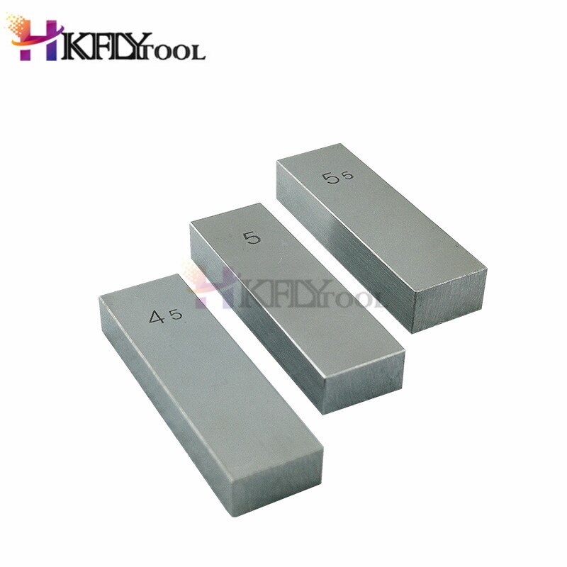 Calibro blocco di 10mm, 20mm, 30mm, 40mm, 50 millimetri Blocco di misura Misura gag Blocco di Acciaio Quadrato gag Misura calibro a corsoio, micrometro