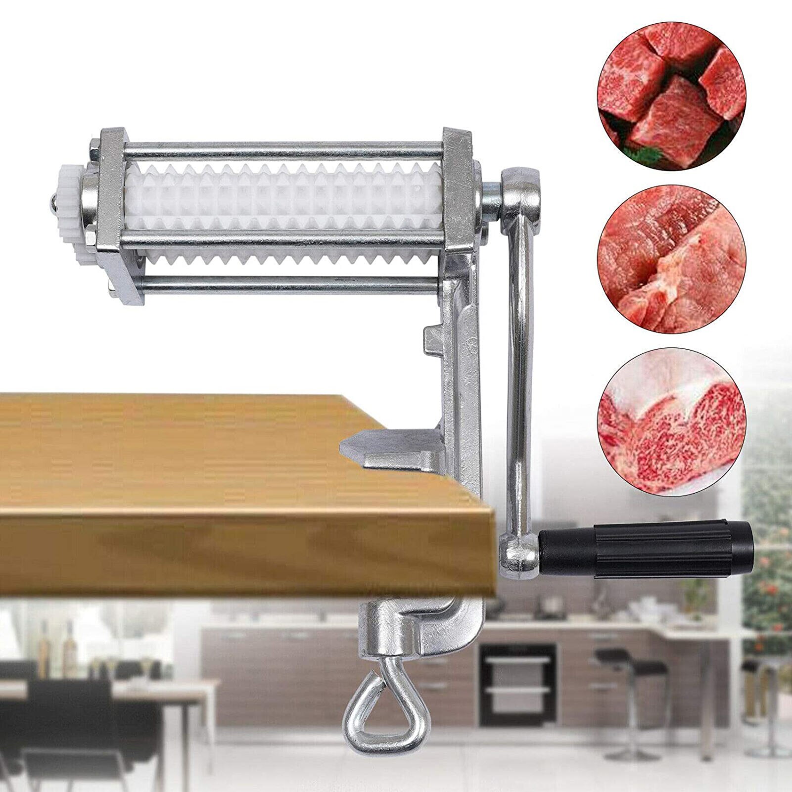 2022 Metal Meat Tenderizer Steak Pork Chop Fast Loose Needle Steak Pork Chop Tender Meat Machine Kitchen Helper Tool