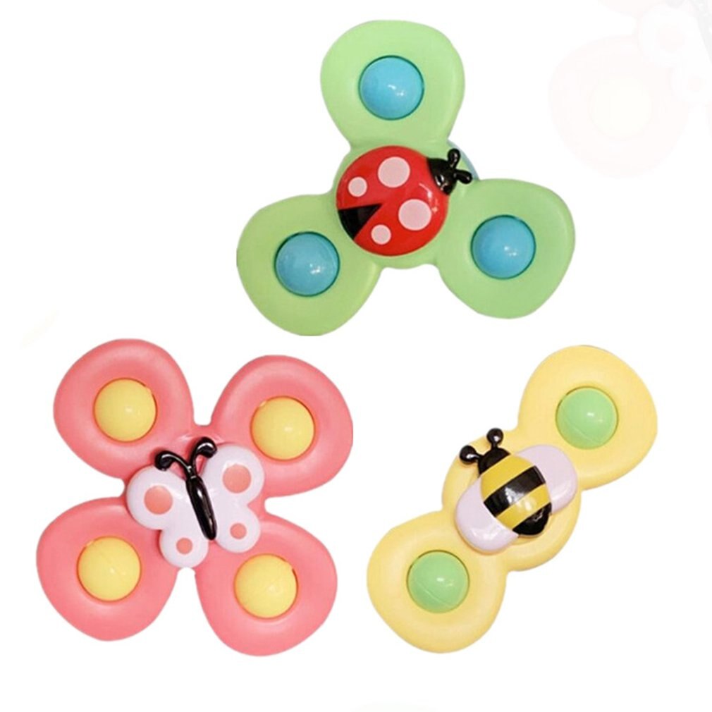Succionador de insectos para mesa de comedor y silla, juguete giratorio de succión para los dedos, con ventosa, para insectos y flores