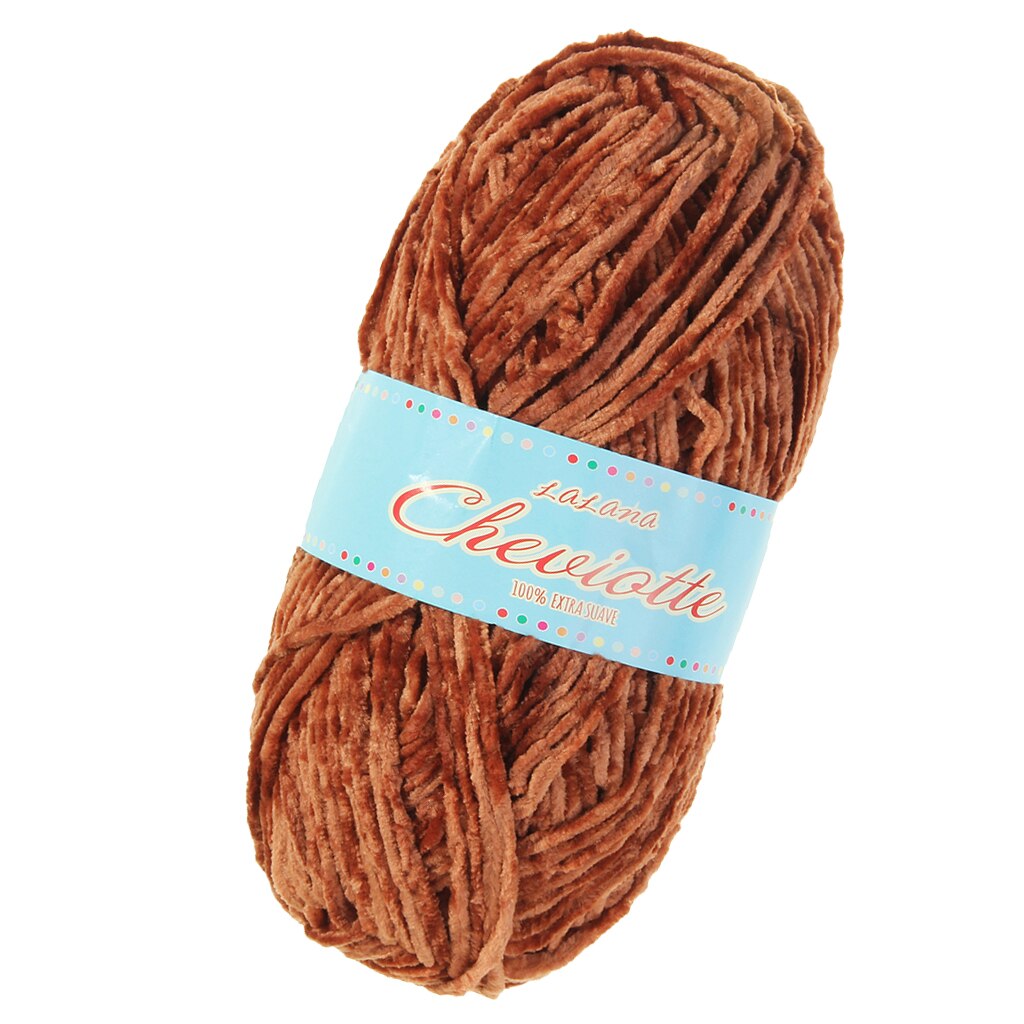 1 Piece Knitting Crafts Accessories Soft Polyester Knitting Baby Blanket Velvet Crochet Yarn for Sweater Sock Home Textile: 2632