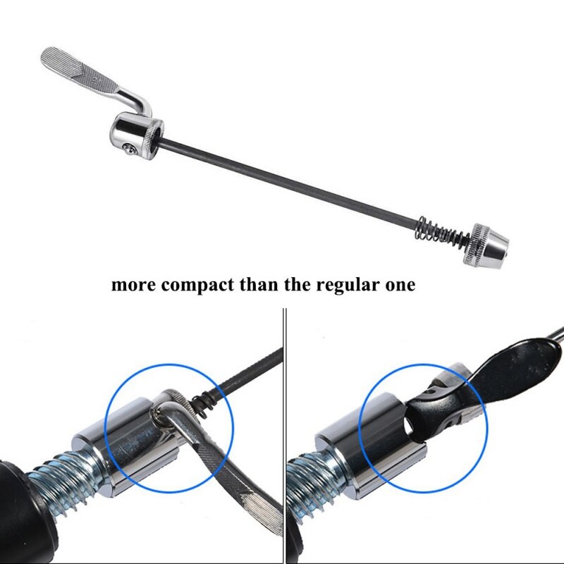 Steel Quick Release Skewer Bolt Lever for Indoor Bike Bicycle Trainer Boke Bicycle Cycling Back Rear Wheel Tires CY01