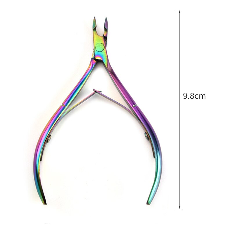 Kopytko robić skórek stal nierdzewna martwa skóra narzędzia robić manicure paznokci polski usuń skrobak czyste narzędzie paznokcie u stóp trymer nożyce: 1szt M291